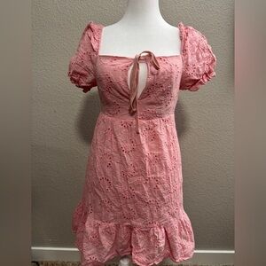 SHEIN Pink Babydoll dress